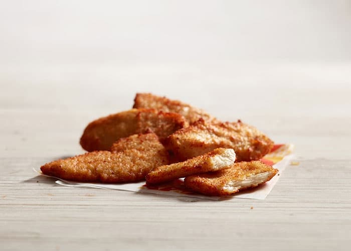 Paquete de 3 tiras de pollo crujiente